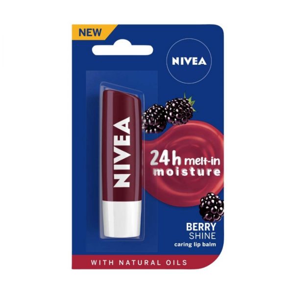Nivea Berry shine caring lip balm